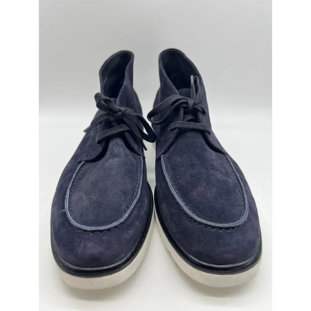 Vince Wayde Suede Chukka Boot Coastal Navy Men's Size 10.5M